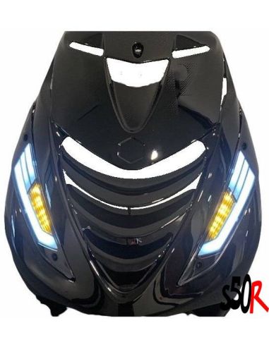 Clignotant avant Piaggio Zip Led barre noir
