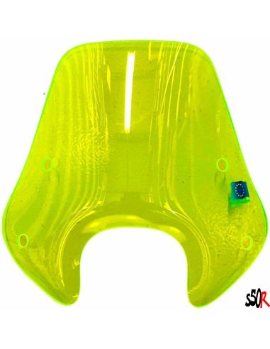 Bulle sport JAUNE FLUO Piaggio Zip 2T et 4T