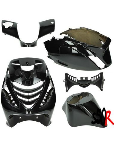 Kit carénage Piaggio Zip - Sp - noir brillant