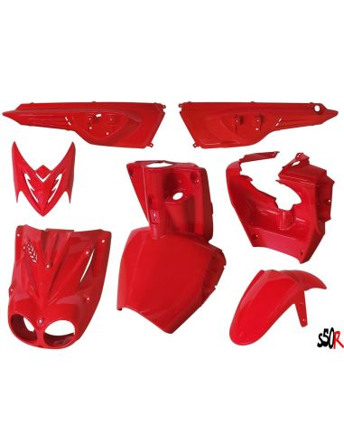 Kit carénage MBK Stunt Yamaha slider - rouge brillant