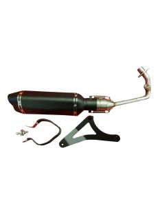 Pot d'échappement pour piaggio zip 4t iget 2018-2021