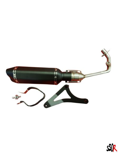 Pot d'échappement pour piaggio zip 4t iget 2018-2021