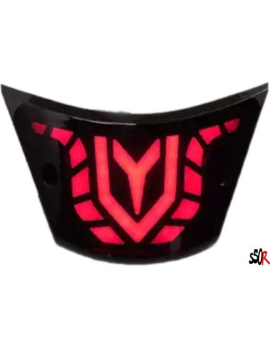 Feu arrière led alpha noir Piaggio Zip