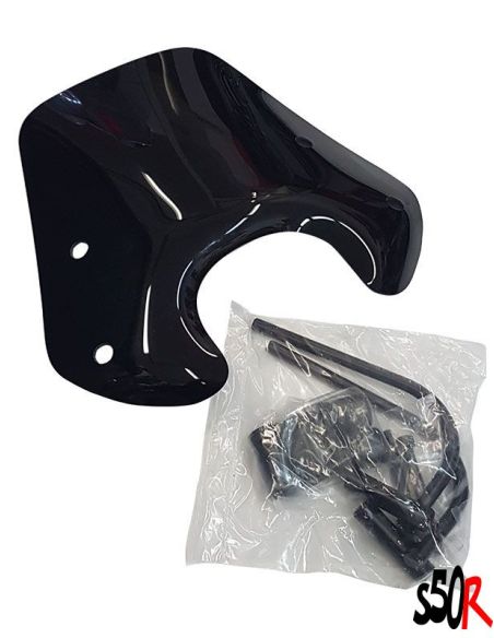 Bulle sport Noire Piaggio Zip 2T et 4T