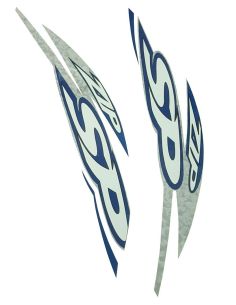 Kit déco ZIP SP complet - Bleu foncé - Scoot 50 Racing