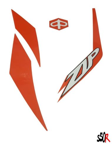 Kit déco ZIP SP complet - Orange - Scoot 50 Racing