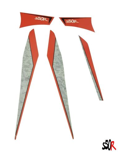 Kit déco ZIP SP complet - Orange - Scoot 50 Racing