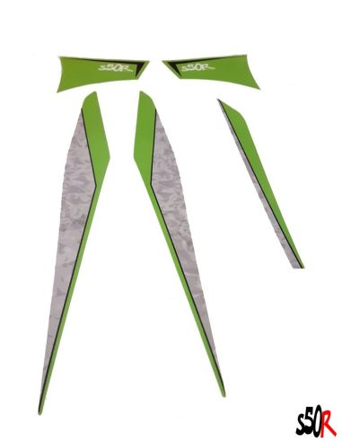 Kit déco ZIP SP complet - Vert - Scoot 50 Racing
