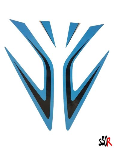 Kit déco ZIP SP complet - Bleu - Scoot 50 Racing