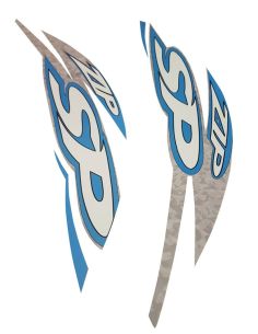 Kit déco ZIP SP complet - Bleu - Scoot 50 Racing
