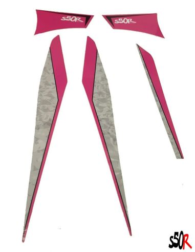 Kit déco ZIP SP complet - Rose - Scoot 50 Racing
