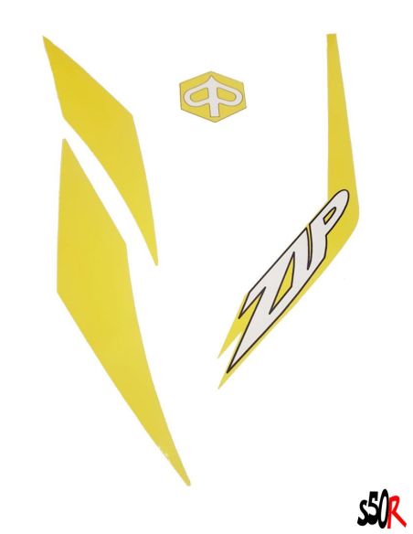 Kit déco ZIP SP complet - Jaune - Scoot 50 Racing