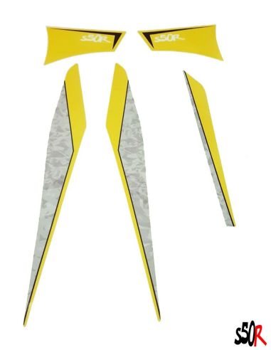 Kit déco ZIP SP complet - Jaune - Scoot 50 Racing