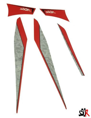 Kit déco ZIP SP complet - Rouge - Scoot 50 Racing