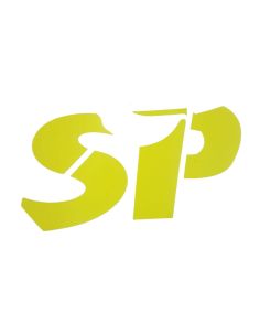 AUTOCOLLANT "SP" zip sp jaune moutarde