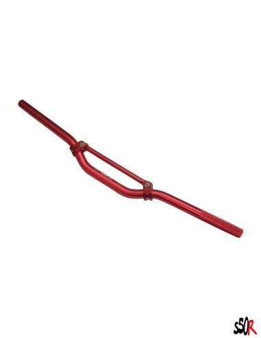 GUIDON MBK YAMAHA ROUGE AVEC BARRE