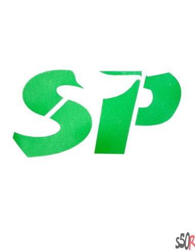 AUTOCOLLANT "SP" zip sp vert fluo