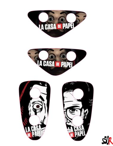 Kit déco Pads stunt n°39 - Scoot 50 Racing