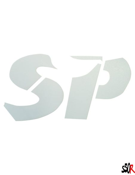 AUTOCOLLANT "SP" zip sp blanc