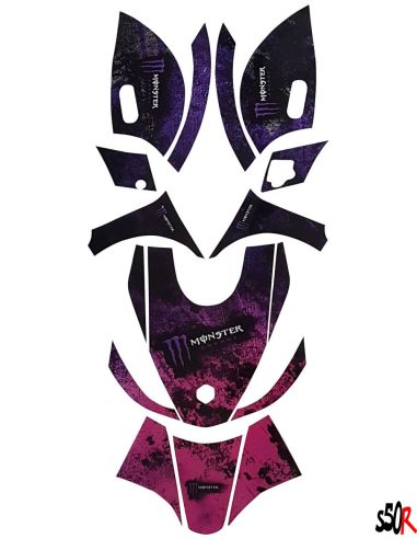 Kit déco Zip Origine n°4 - Scoot 50 Racing