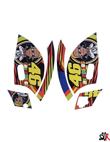 Kit déco Zip Origine n°8 - Scoot 50 Racing