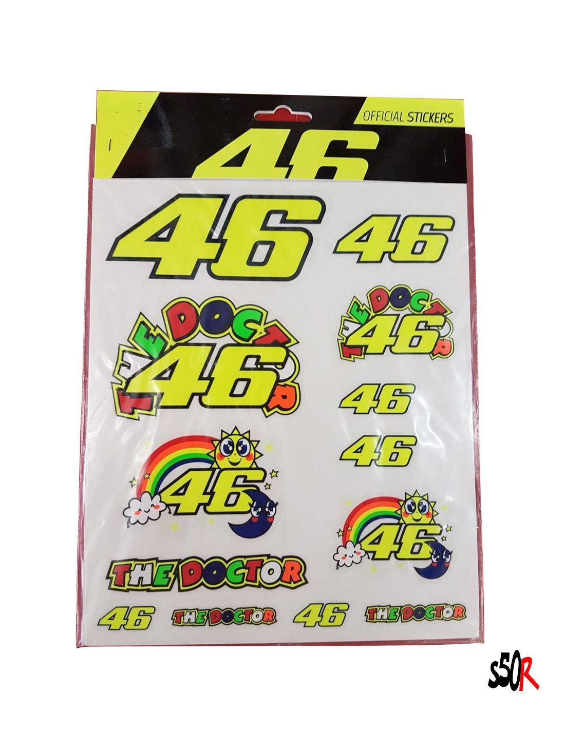 Team Associated 3817 – Autocollant USA 460V – Planche Décal + Sachet – RC Racing