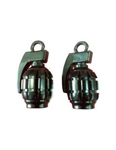 Bouchons de valve - Grenades - noir