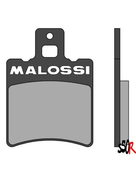 Plaquette de frein MALOSSI MBK Yamaha Booster Nitro Ovetto