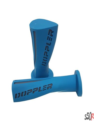 Poignée Duppler bleu - Scoot 50 Racing