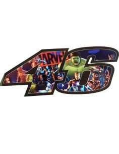 Autocollant 46 perso n°37 - Scoot 50 Racing