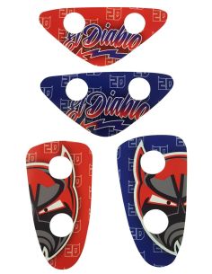 Kit déco Pads stunt n°43 - Scoot 50 Racing