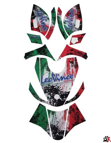 Kit déco Zip Origine n°12 - Scoot 50 Racing