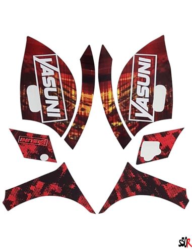 Kit déco Zip Origine n°14 - Scoot 50 Racing