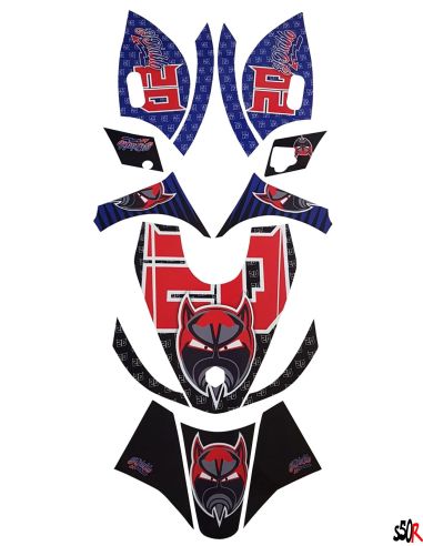 Kit déco Zip Origine n°15 - Scoot 50 Racing