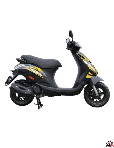 Kit déco ZIP SP complet - Jaune - Scoot 50 Racing