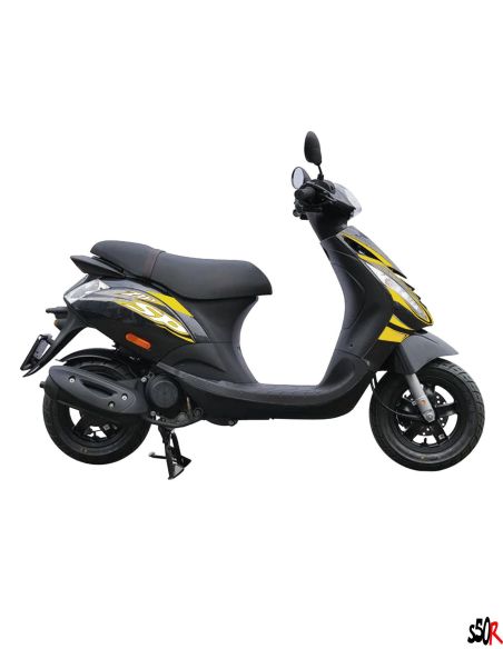 Kit déco ZIP SP complet - Jaune - Scoot 50 Racing