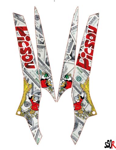 Kit déco MBK Booster n°34 - Scoot 50 Racing