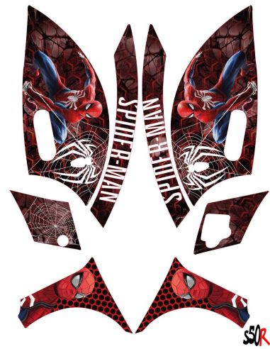 Kit déco Zip Origine n°17 - Scoot 50 Racing