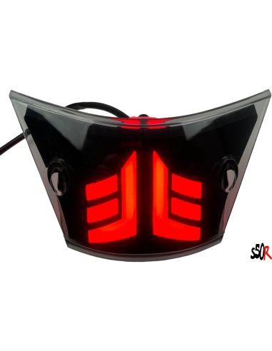 Feu arrière Led noir griffe Piaggio Zip
