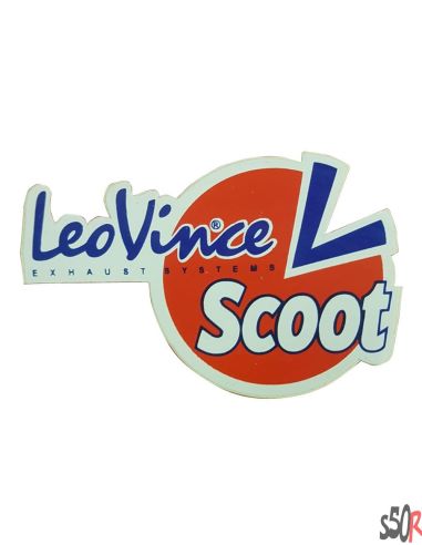 Autocollant LeoVince origine - Scoot - Scoot 50 Racing