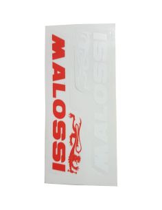 Autocollants Malossi origine - rouge et blanc - Scoot 50 Racing