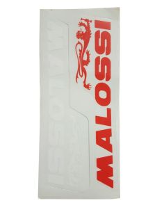 Autocollants Malossi origine - rouge et blanc - moyen - Scoot 50 Racing
