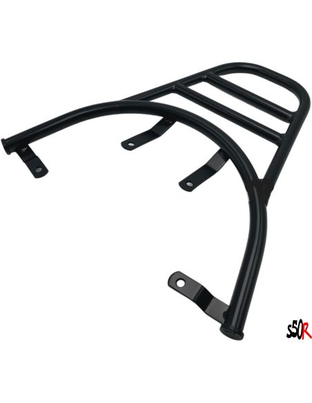 Poignée arrière support pour Piaggio Zip 2t et 4t - noir brillant