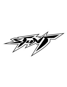 Autocollant MBK Stunt noir - Scoot 50 racing