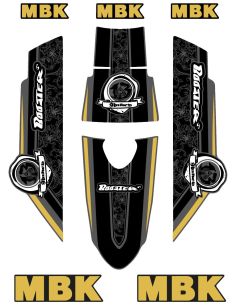 Kit déco MBK Booster naked type origine or - Scoot 50 Racing 2