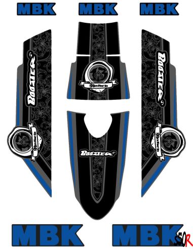 Kit déco MBK Booster origine bleu/gris - Scoot 50 Racing