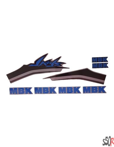 Kit déco type origine MBK Stunt new bleu foncé - Scoot 50 Racing