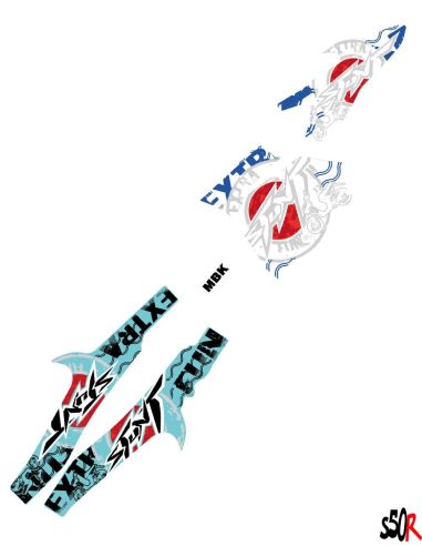 Kit déco type origine MBK Stunt n°1 - Scoot 50 Racing