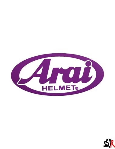 Autocollant ARAI violet - Scoot 50 racing