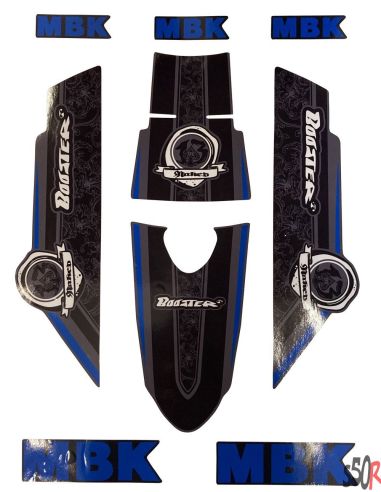 Kit déco MBK Booster origine bleu/gris - Scoot 50 Racing